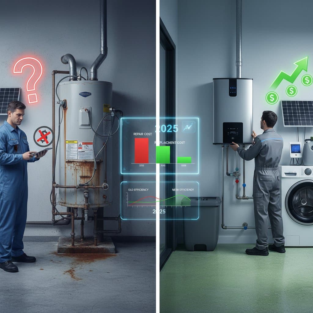 Featured image for When Water Heater Repair Costs More Than Replacement