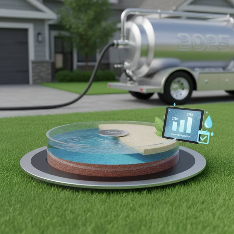 Featured image for Septic Pumping Costs: $350-$750 Based on Tank Size