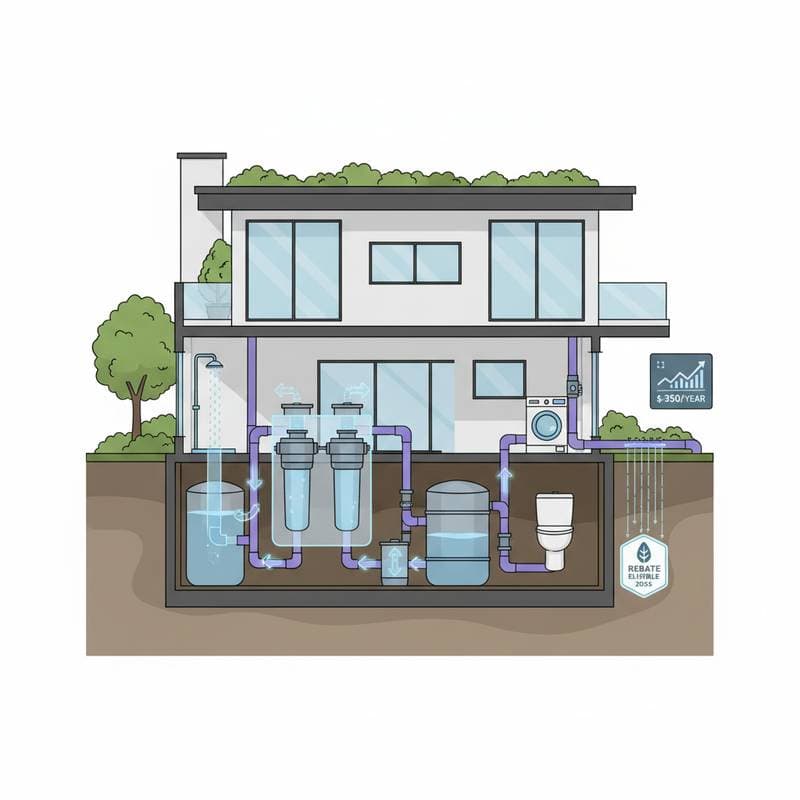 Featured image for Greywater Systems Cut Bills With Growing Rebates