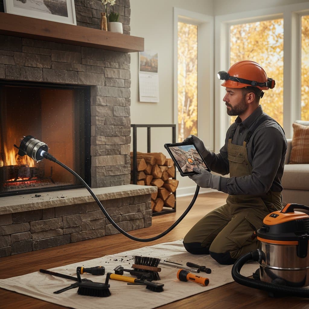 Featured image for Why Fall Chimney Inspections Prevent Winter Fires