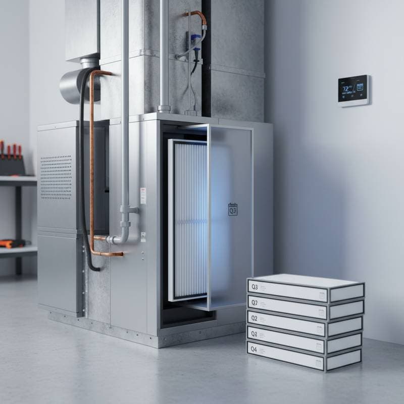 Featured image for Why Quarterly Filter Changes Extend HVAC Life