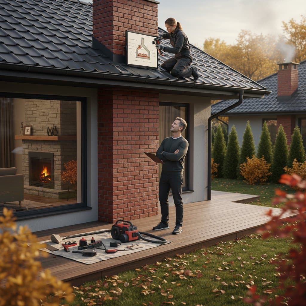 Featured image for Why Fall Chimney Checks Prevent Winter Fires