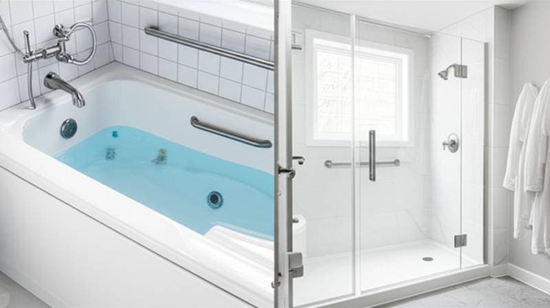 Featured image for Walk-In Tub vs Curbless Shower: Cost Breakdown