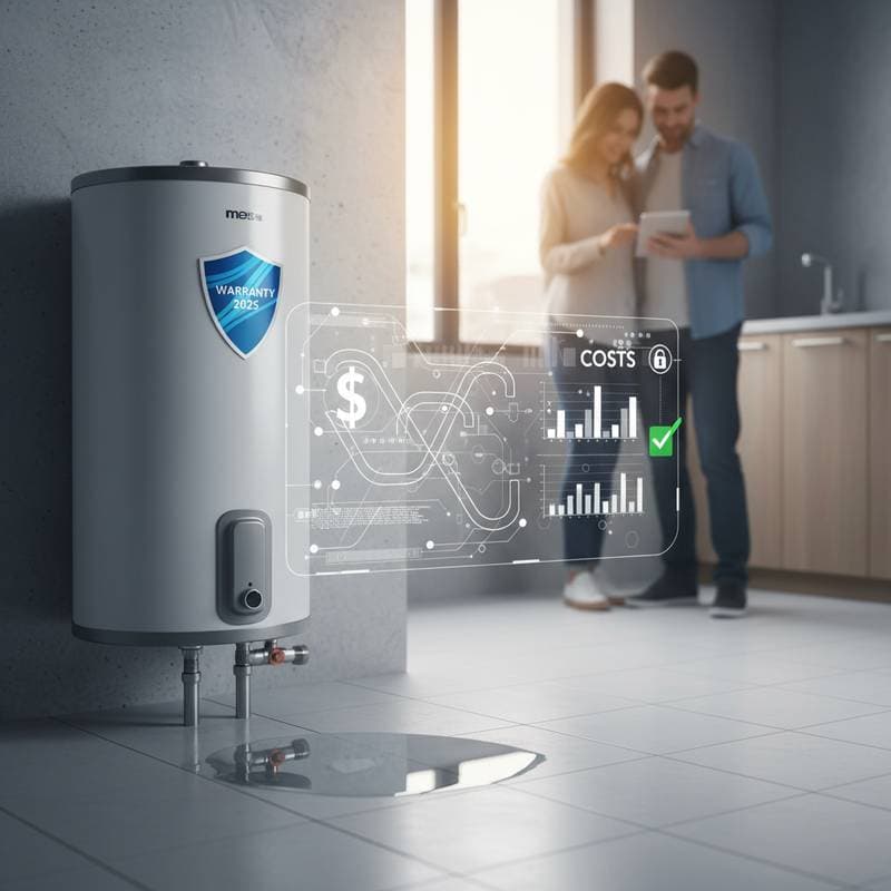 Featured image for Water Heater Leak Costs and Warranty Coverage in 2025