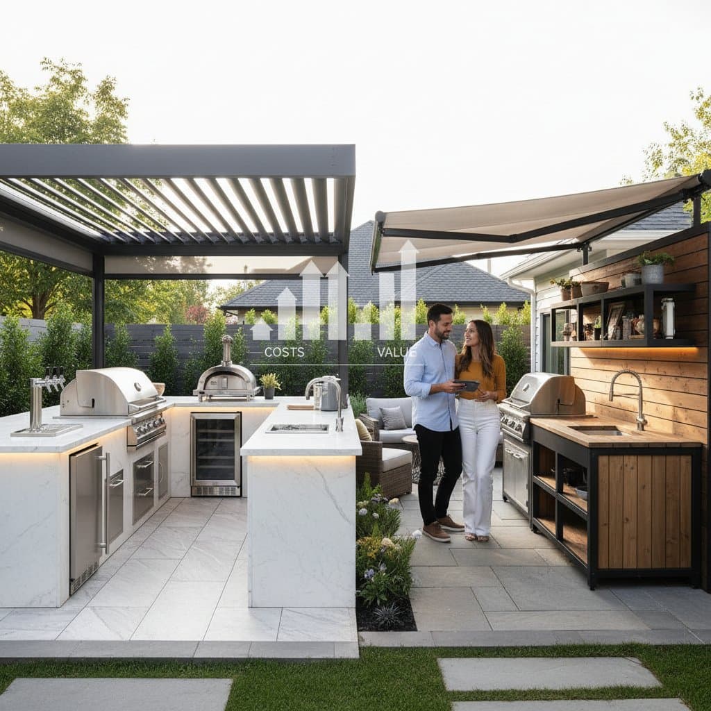 Image for Outdoor Kitchen Costs: Dream vs. Reality in 2025