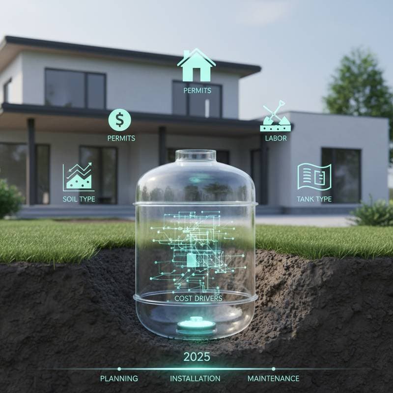 Featured image for What Drives Your Septic Tank Replacement Cost in 2025