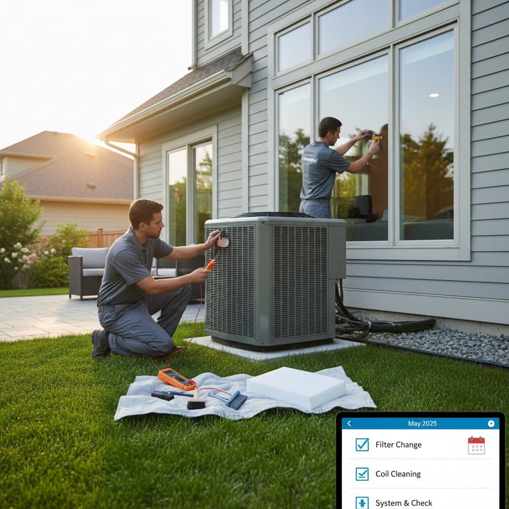 Image for AC Maintenance Costs and Tasks Before Peak Season