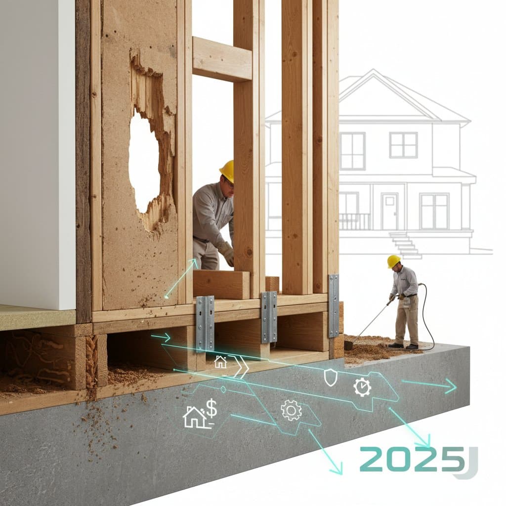 Image for Termite Damage Repair Costs for 2025