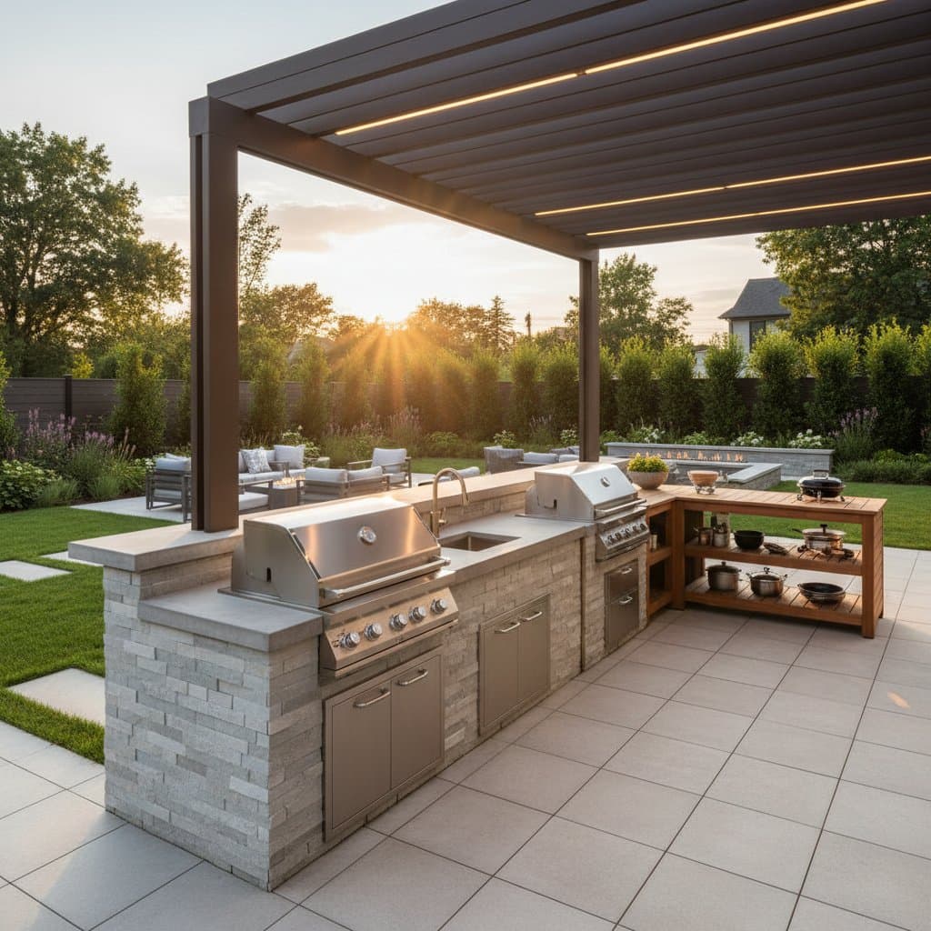 Featured image for Outdoor Kitchen Costs Range From $5K to $80K in 2025