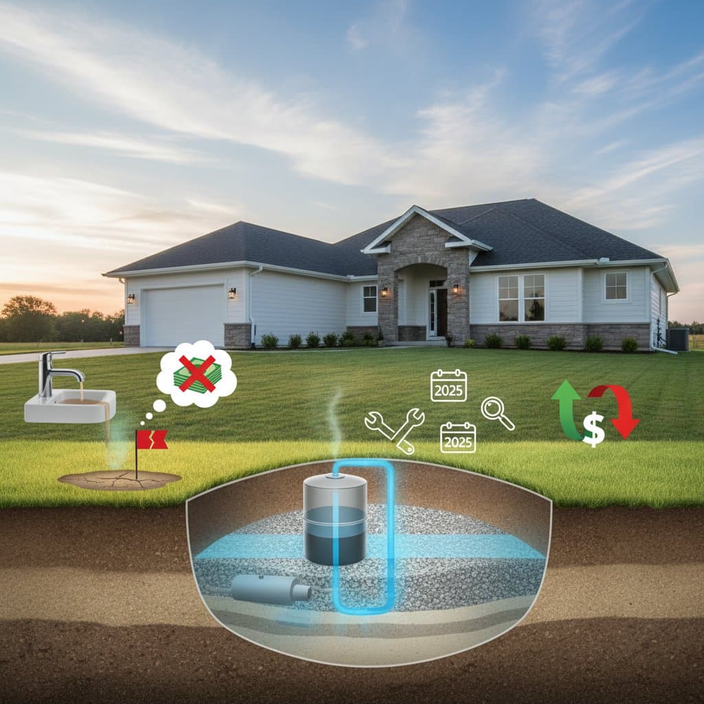 Image for Catch These Septic Red Flags Before Repairs Cost Thousands