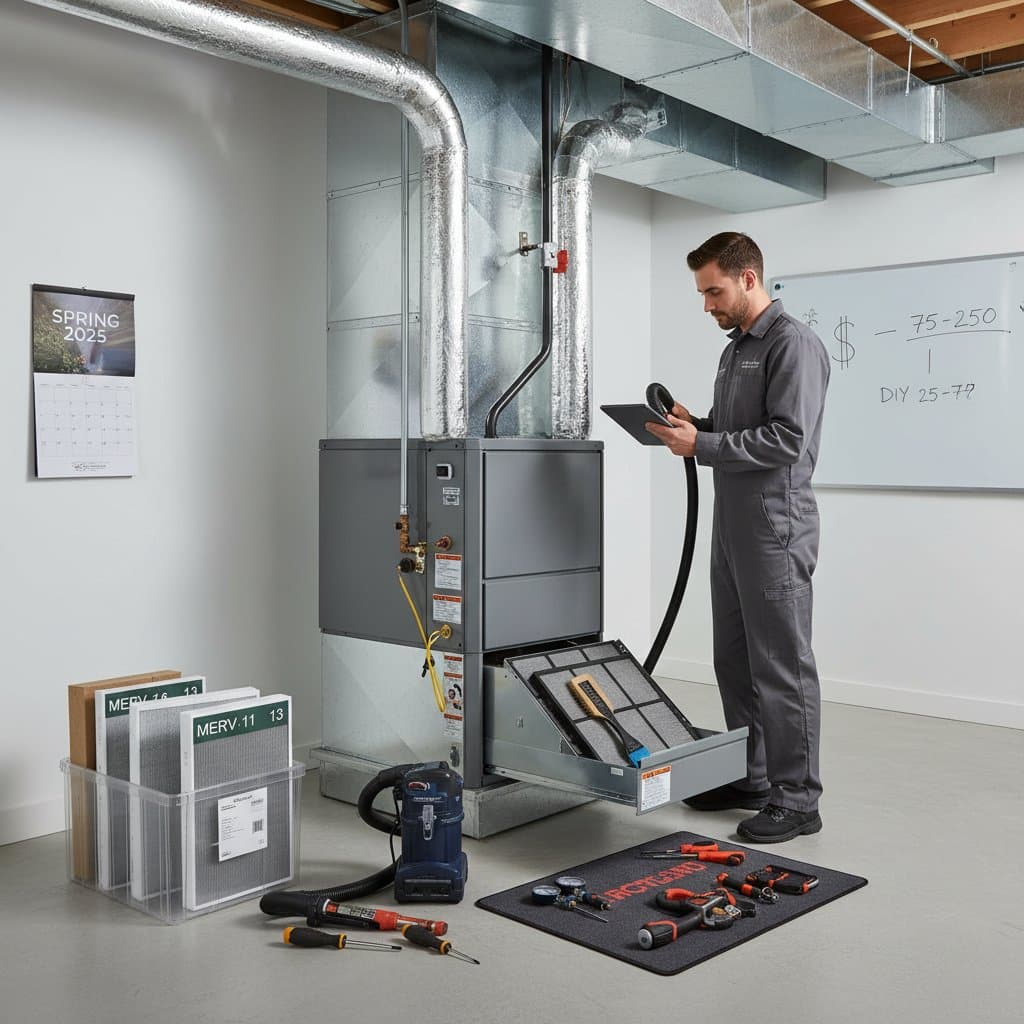 Featured image for HVAC Tune-Up Costs: $75-$250 and What Affects Your Bill