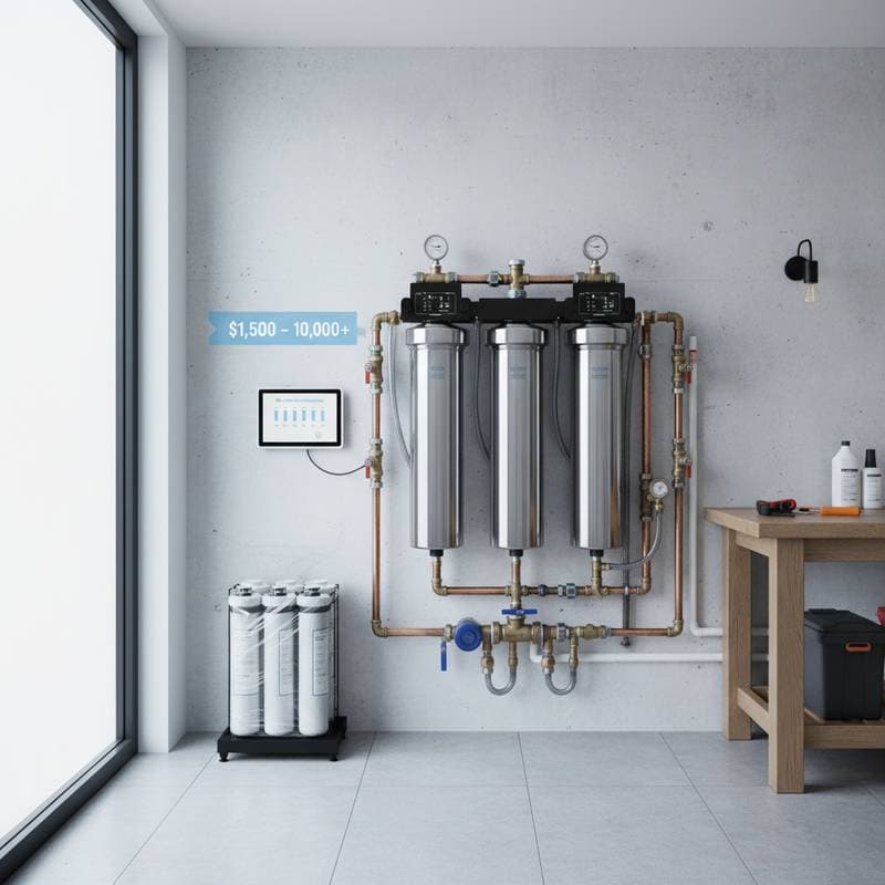 Featured image for Whole-Home Water Filtration Costs $1,500 to $5,000