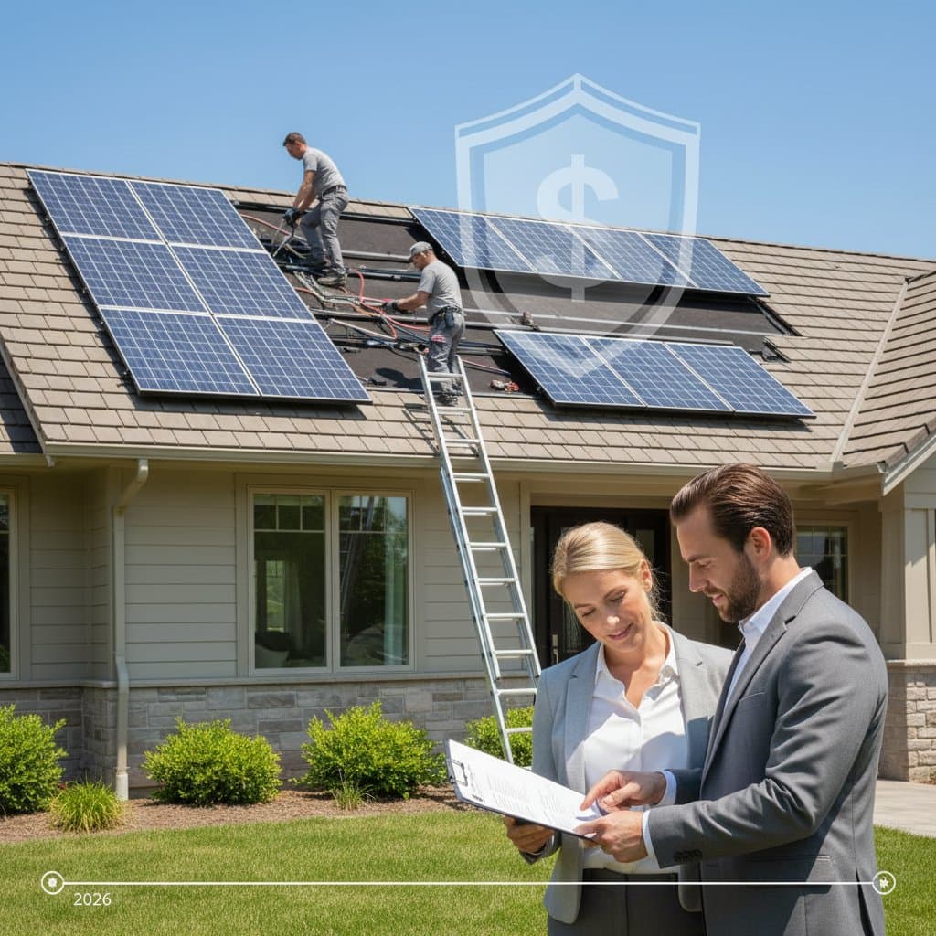 Image for Solar Repairs Cost Up to $2,500 Without Coverage