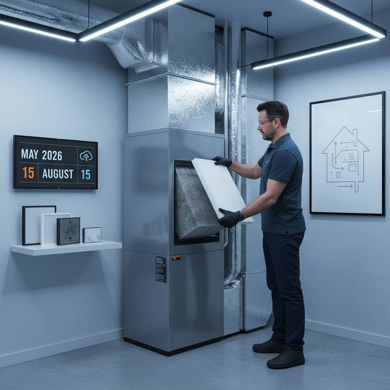 Image for Change Your HVAC Filter Every 60-90 Days for Cleaner Air