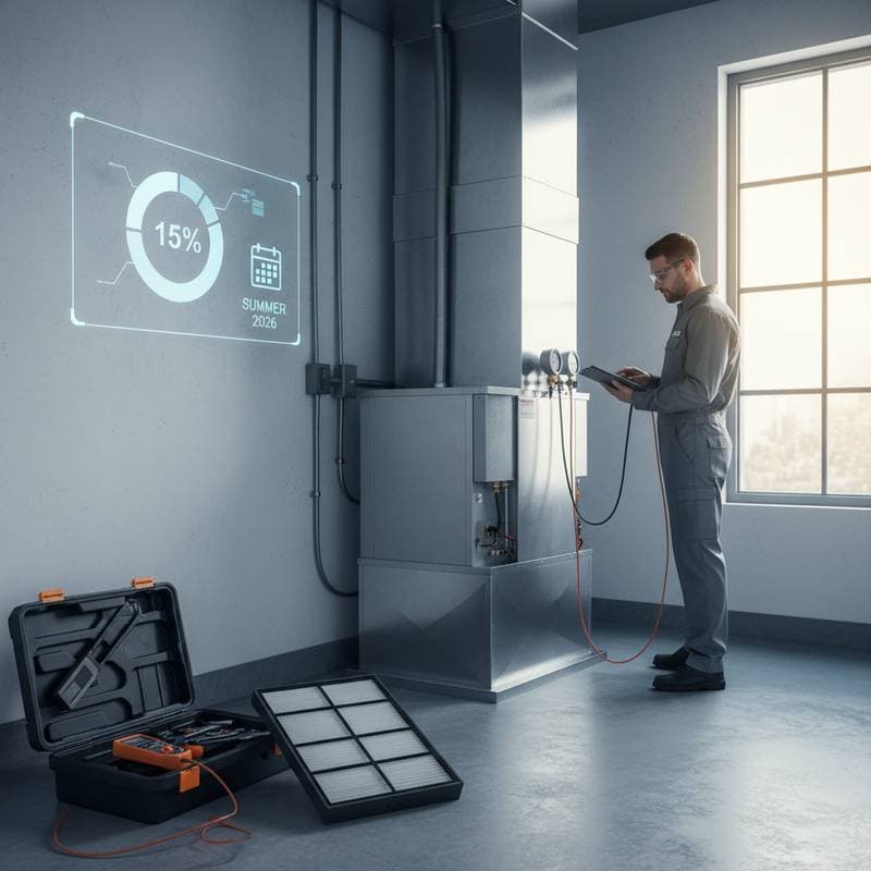 Image for Annual HVAC Tune-Ups Cut Energy Bills 15 Percent