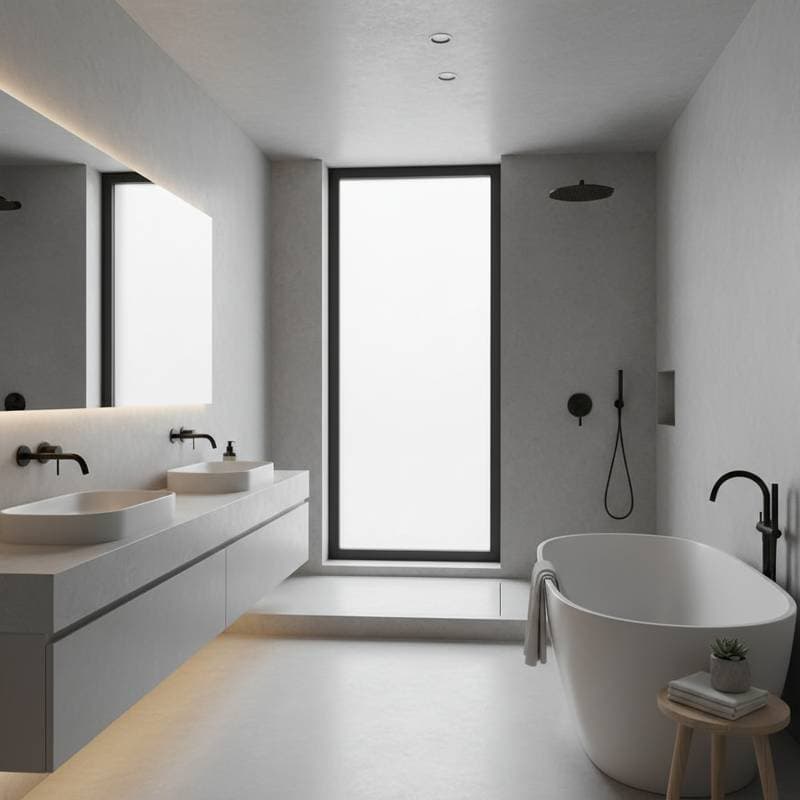 Featured image for Microcement Bathrooms Cost $90-$150 Per Square Foot in 2026