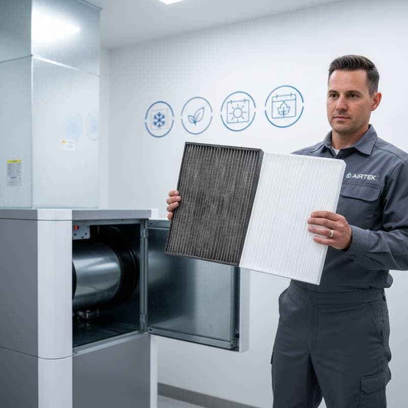 Featured image for Quarterly Filter Swaps Cut HVAC Energy Use 15%