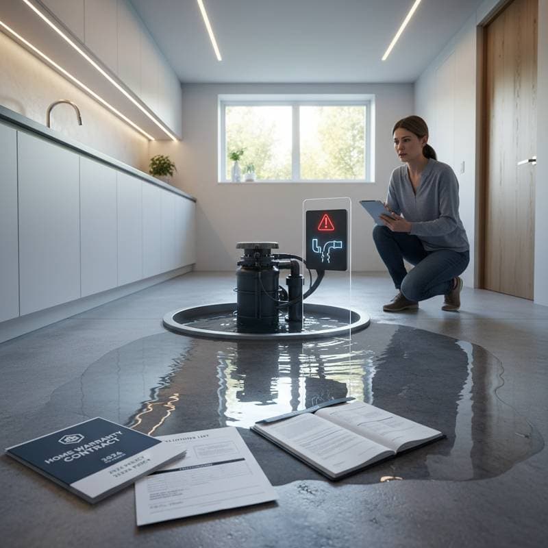 Image for Sump Pump Failures and Home Warranty Coverage Limits