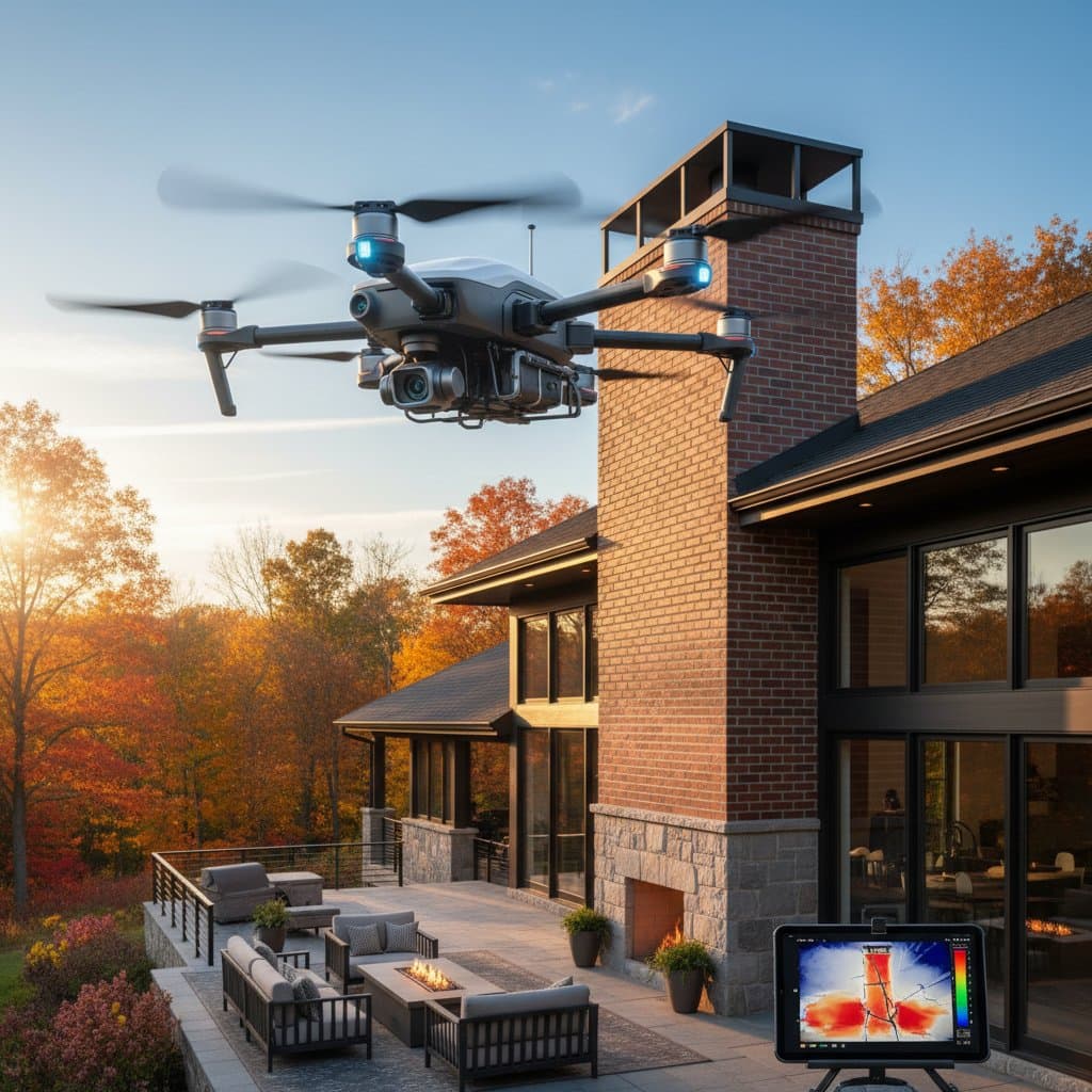 Image for AI Drones Cut Chimney Inspection Costs and Risks