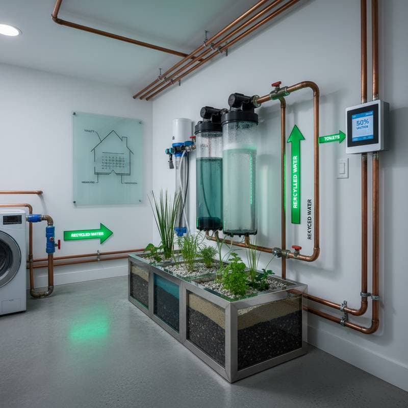Image for Greywater Systems Cut Household Water Use in Half
