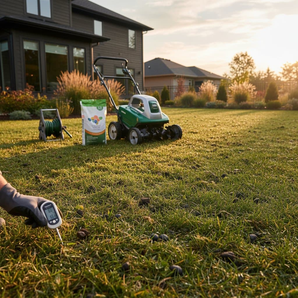 Image for Fall Aeration Timing: When Soil Temperature Matters Most