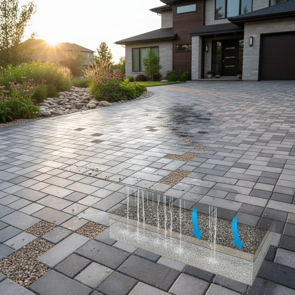 Featured image for Permeable Driveways Cut Flooding While Recharging Groundwater