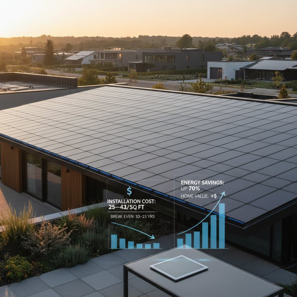 Featured image for Solar Shingles Cost $25-45 Per Square Foot in 2026