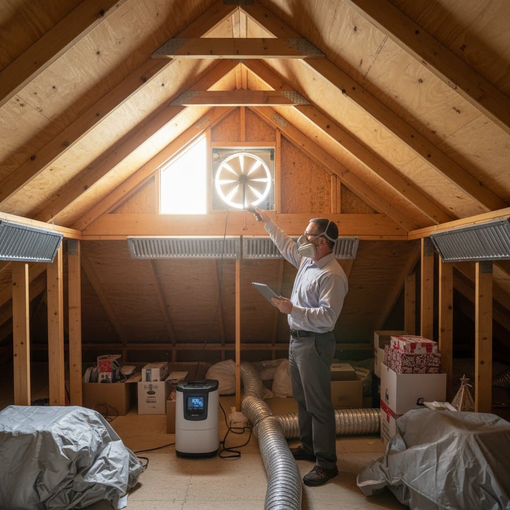 Featured image for Summer Attic Checks Stop Mold Before It Costs Thousands