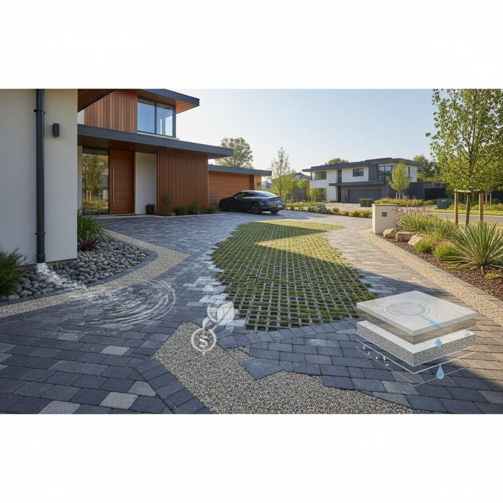 Featured image for Permeable Driveways Cut Runoff and Meet New Codes