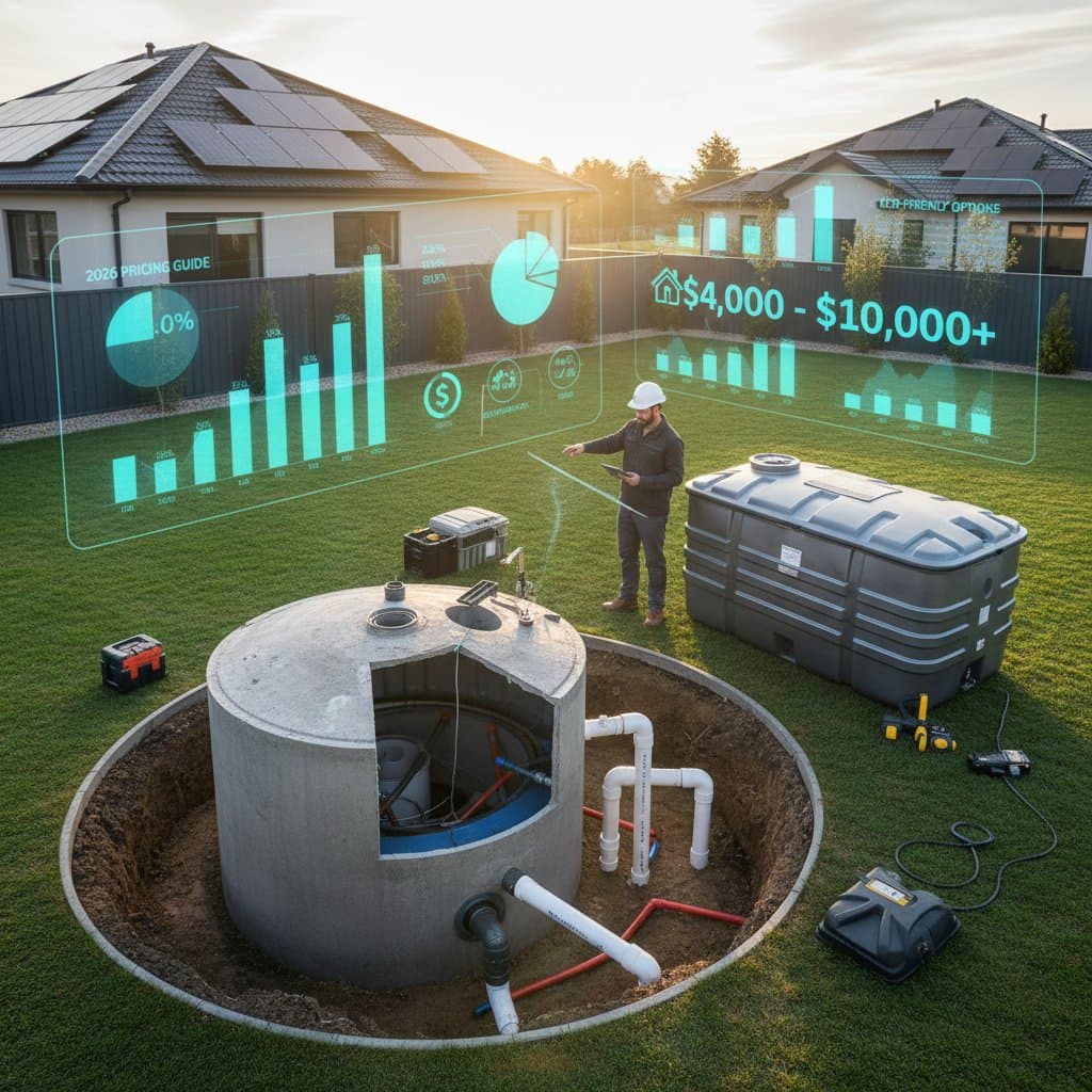 Featured image for Septic Tank Replacement Runs $4K to $10K in 2026