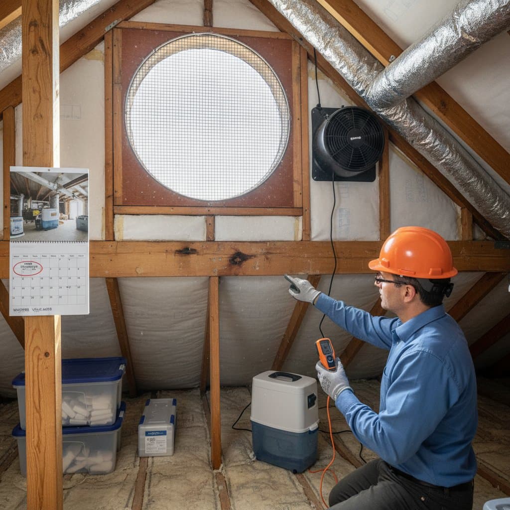 Featured image for Prevent Attic Mold With Year-Round Ventilation Steps