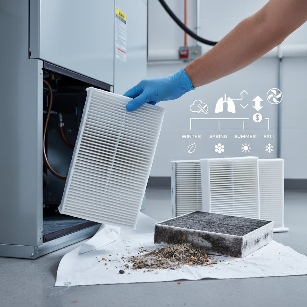 Featured image for Why Quarterly HVAC Filter Changes Boost Air Quality