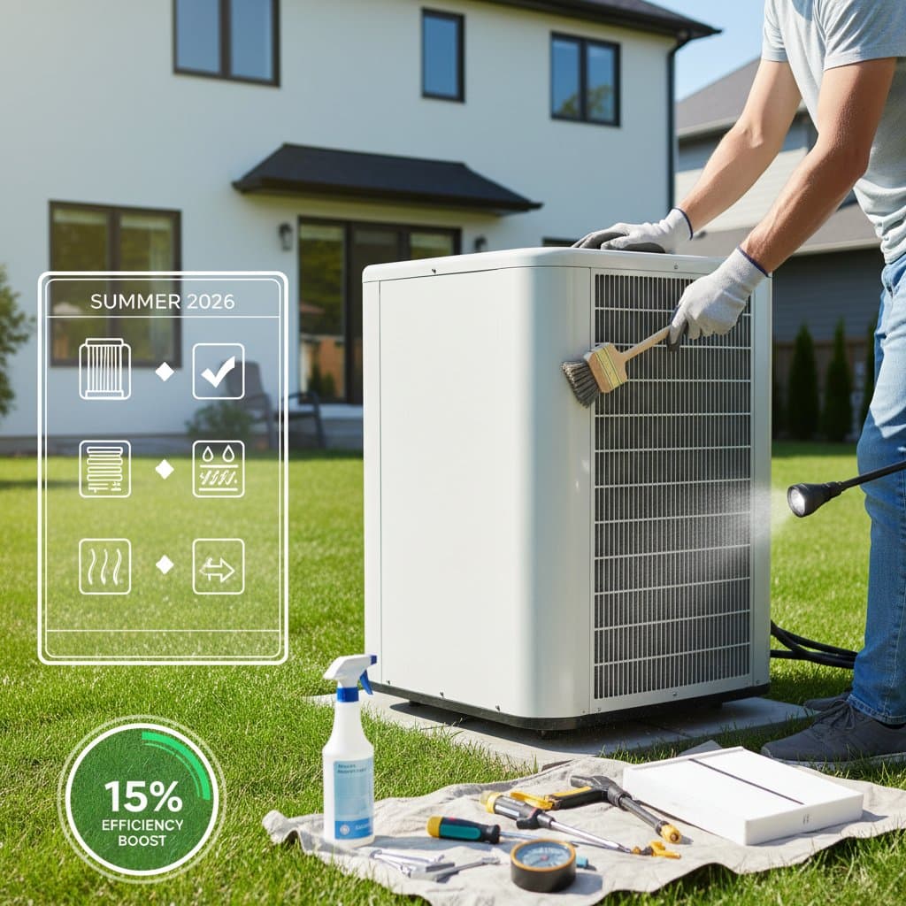 Featured image for DIY AC Tune-Up Stops 15% Efficiency Loss