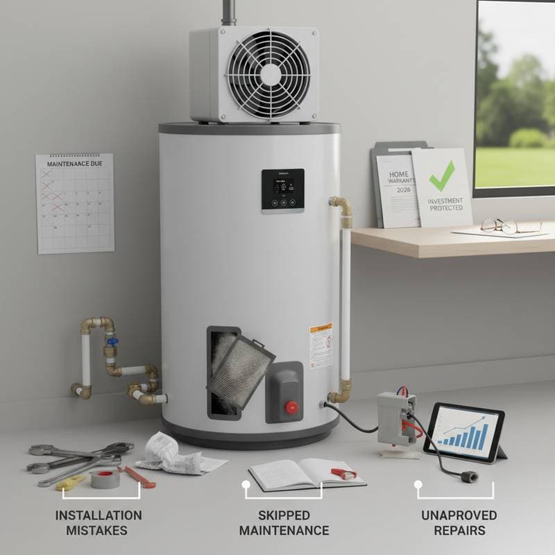 Image for What Really Voids Your Heat Pump Water Heater Warranty