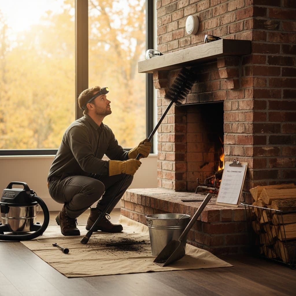 Image for Prevent Chimney Fires With This Fall Inspection Plan