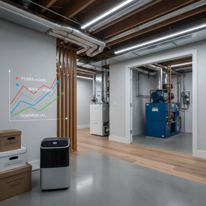 Image for Basement Dehumidifier Systems: What They Really Cost