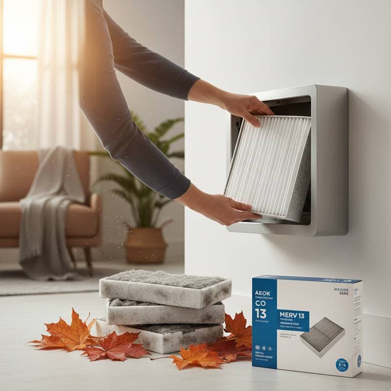 Featured image for Fall Filter Swaps Stop Winter Air Problems