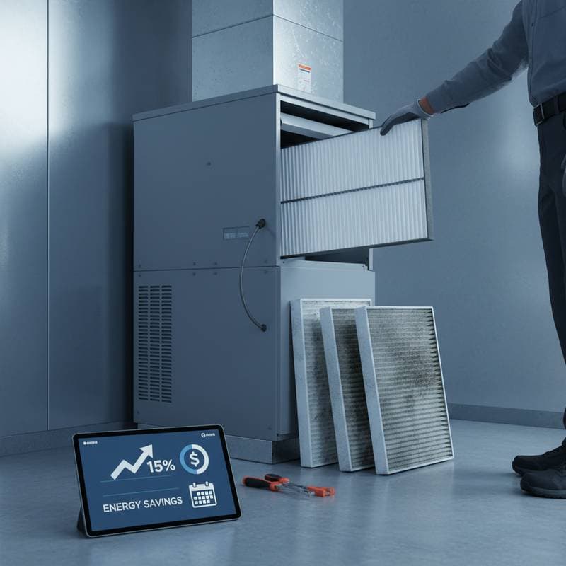 Image for Monthly HVAC Filter Swaps Cut Energy Bills 15%