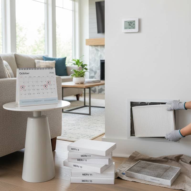 Featured image for Fall HVAC Filter Schedule to Boost Home Air Quality