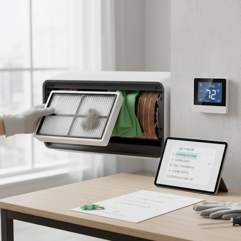 Featured image for Five Tasks That Prevent Summer AC Breakdowns