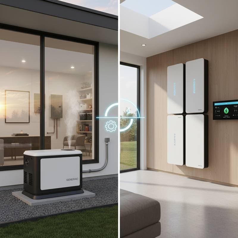Featured image for Generators vs Batteries: Real Costs for 2026 Homes