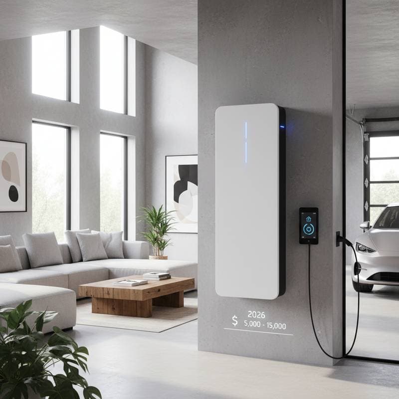 Image for Home Battery Backup Systems: $5K-$15K in 2026