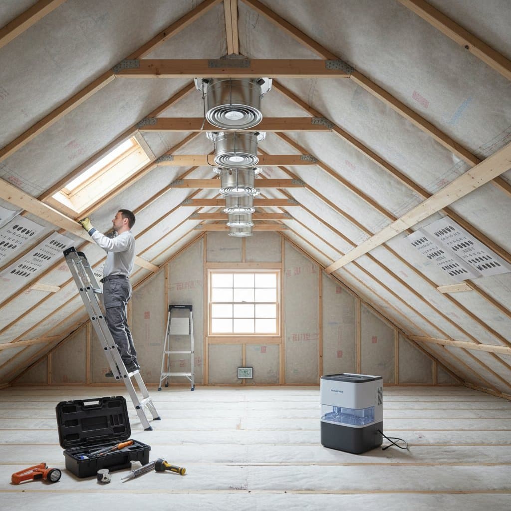 Featured image for Proper Ventilation Stops Attic Mold Before It Starts