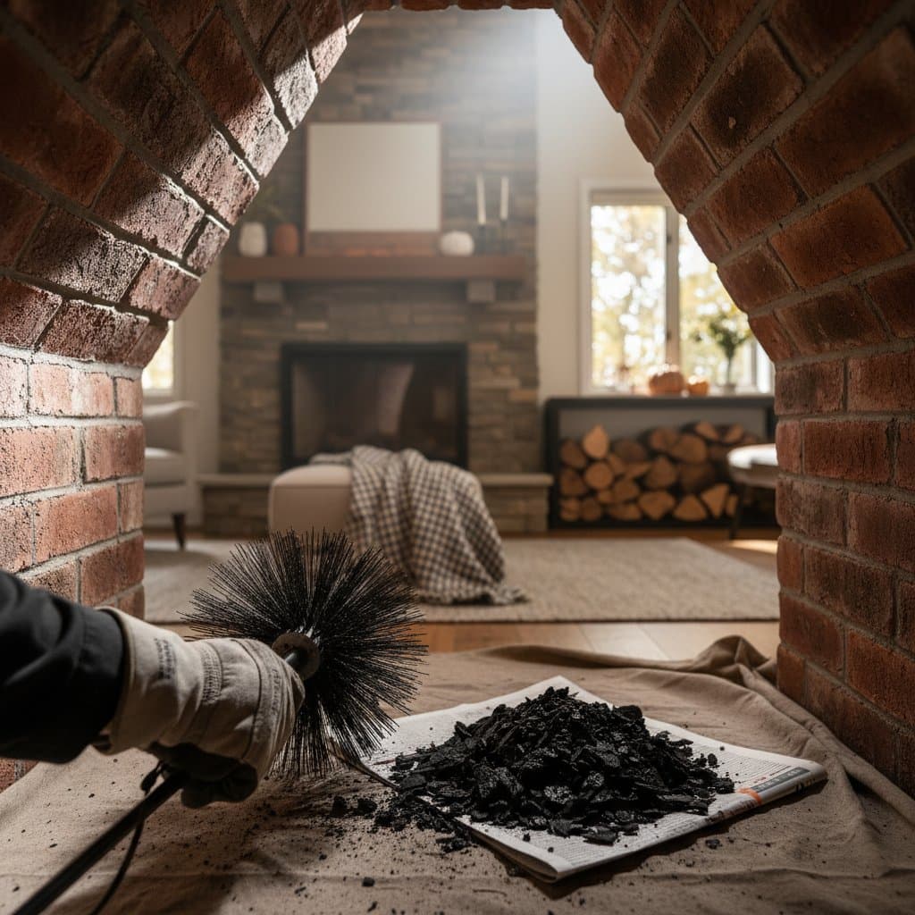 Featured image for Creosote Buildup: The Hidden Cause of Chimney Fires