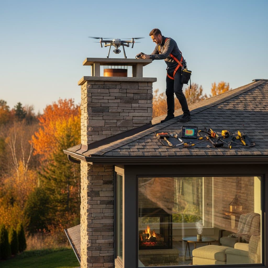 Featured image for Fall Chimney Checks Stop Fire Hazards Before Winter