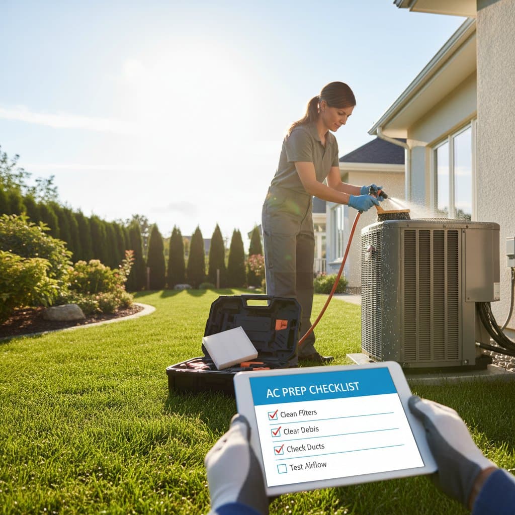 Featured image for AC Prep Before Heat Waves Cuts Repair Costs