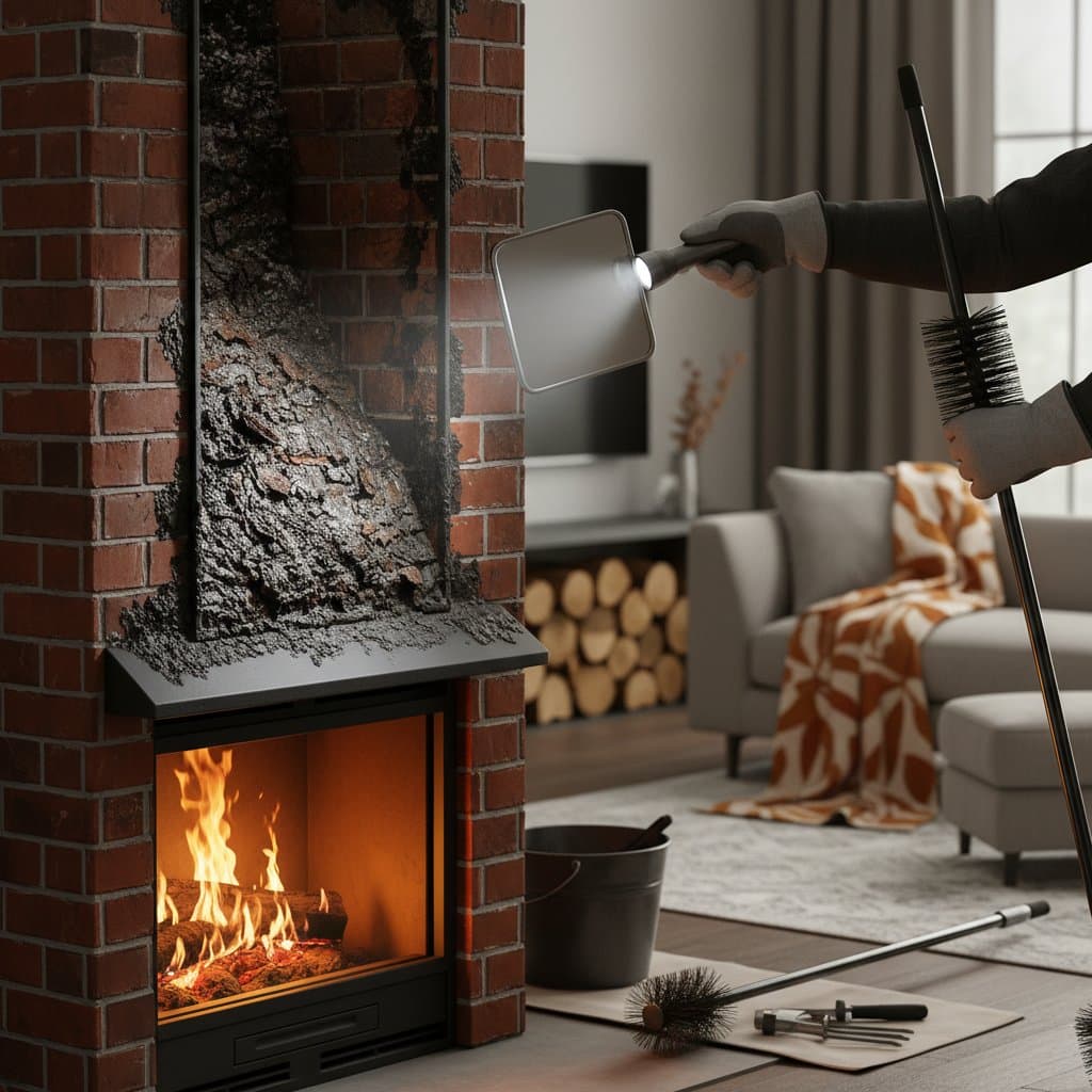 Featured image for Creosote Buildup: The Hidden Fire Risk in Your Chimney
