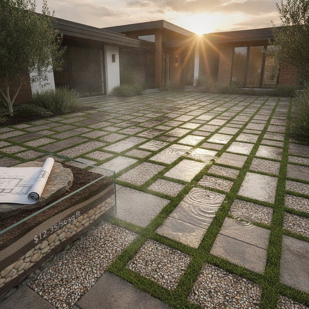 Featured image for Permeable Driveways Cost $12-35 Per Square Foot