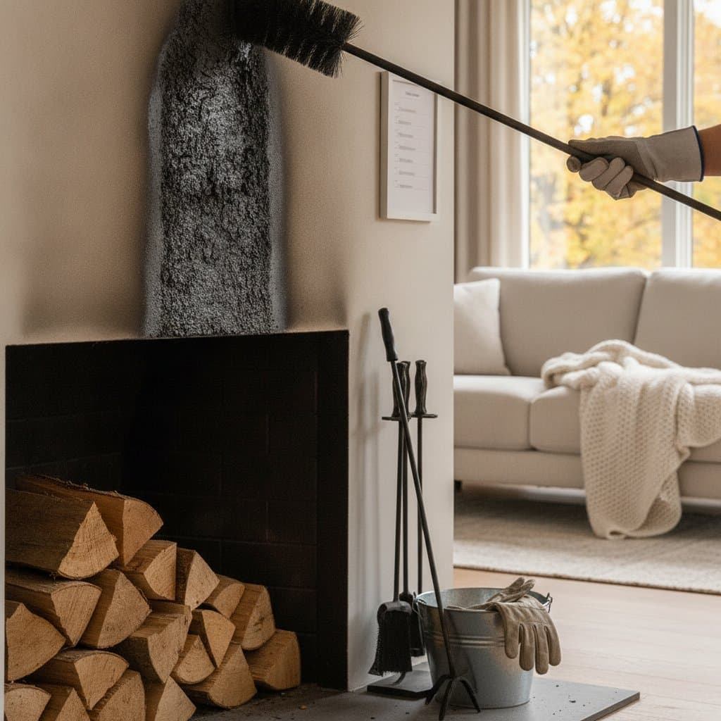 Featured image for Creosote Buildup: The Hidden Fire Risk in Your Chimney