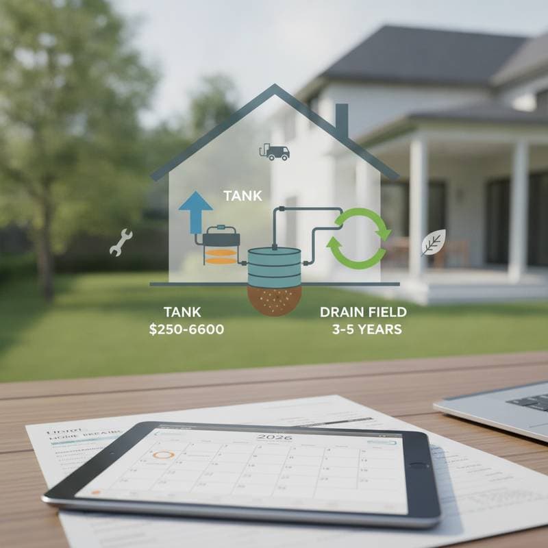 Featured image for Septic Pumping Costs $300-700 vs Thousands to Replace